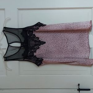 Maurices large silk and lace blouse.